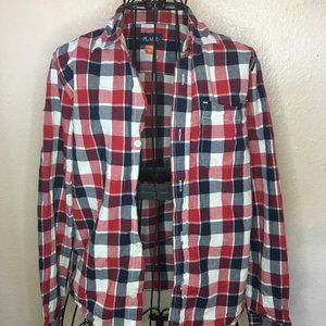 Children's Place Plaid Button Up Long Sleeve